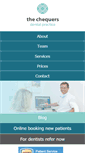 Mobile Screenshot of chequersdental.co.uk